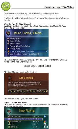 Illustration for article titled Hands-On: TiVo Video Sharing Service Rocks, Easy to Use